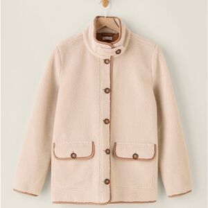 Garnet Hill Recycled-Sherpa Teddy Coat